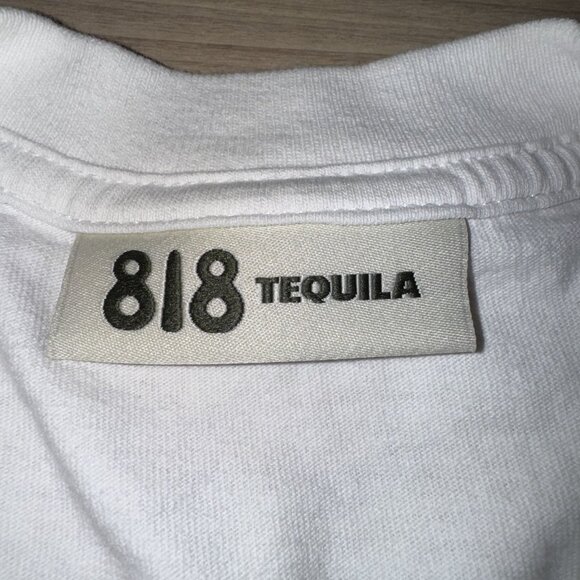 818 Tequila x Cherry LA White Short Sleeve T-Shirt Medium M - Picture 5 of 6